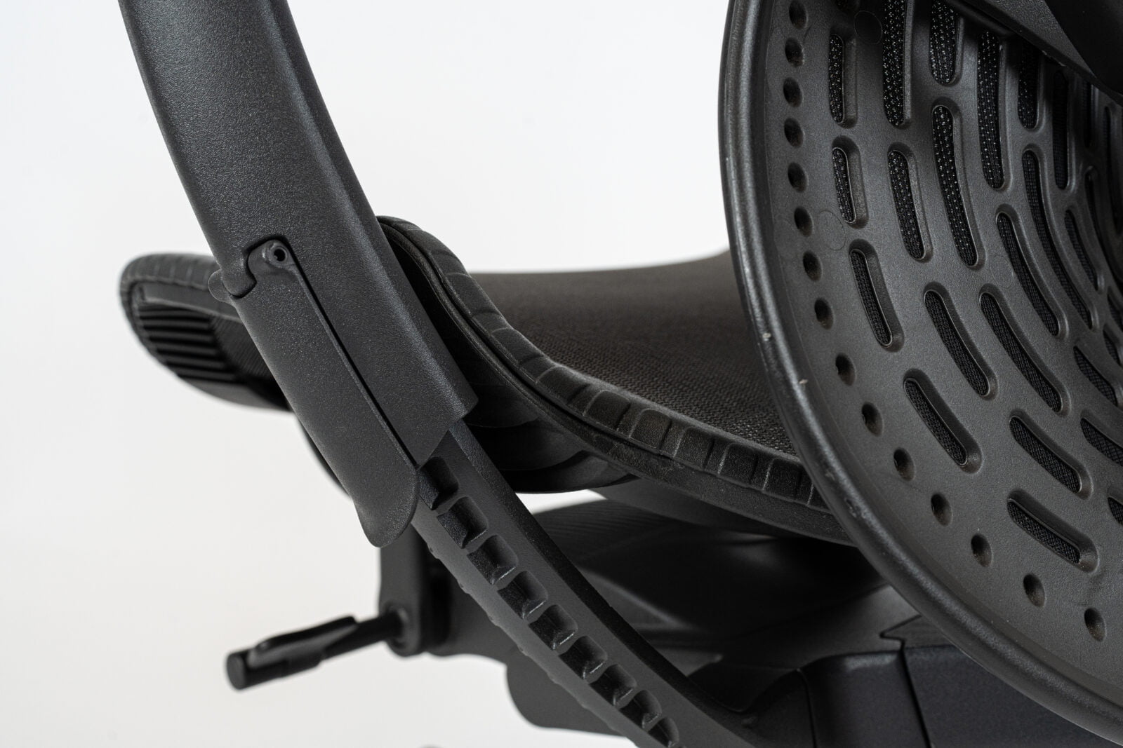 Herman Miller | Model: Mirra 2 | Color: Black Office Chair armrest adjustable tool