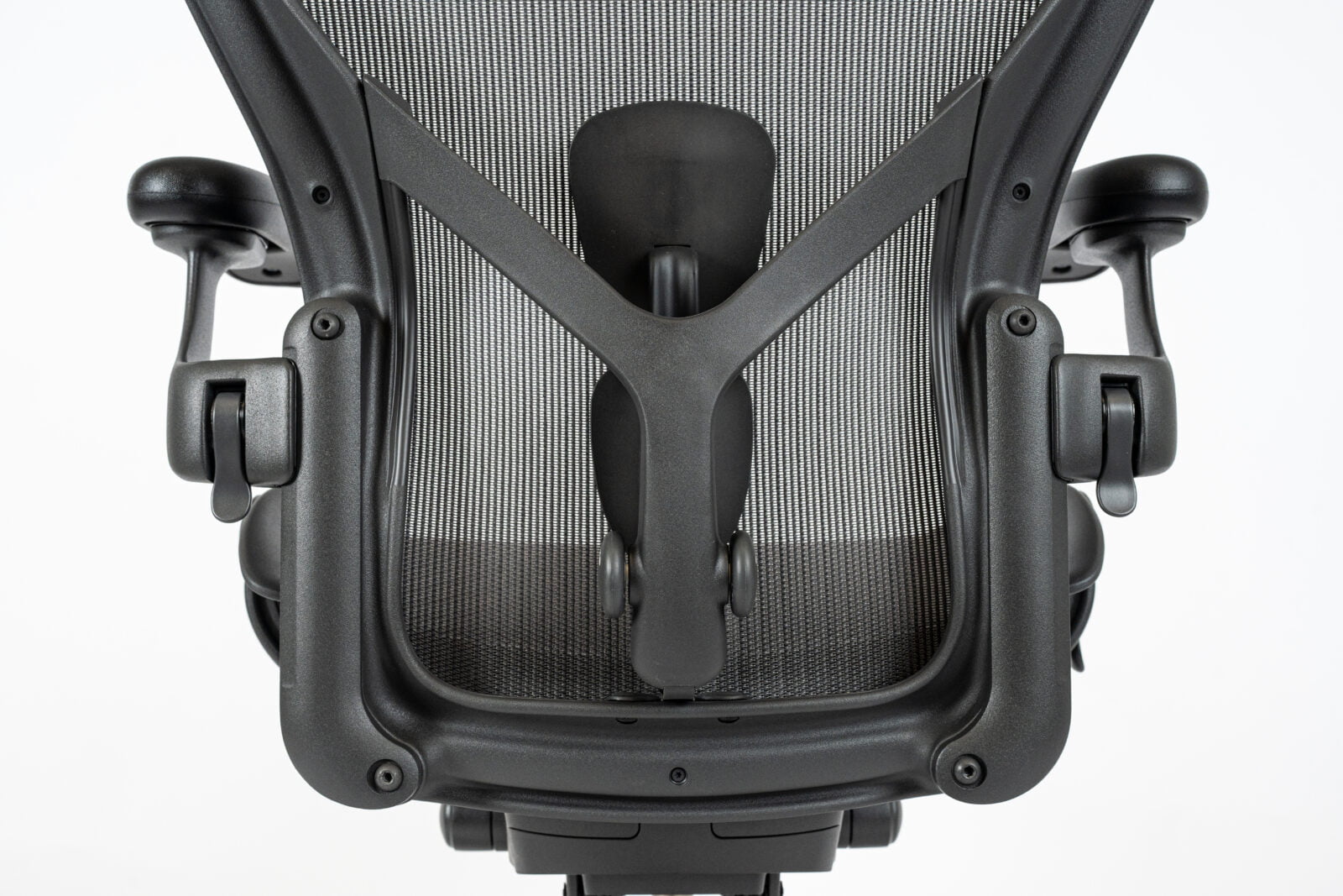 Herman Miller | Model: Aeron Remastered With Posture-Fit | Color: Graphite | Office Chair back support