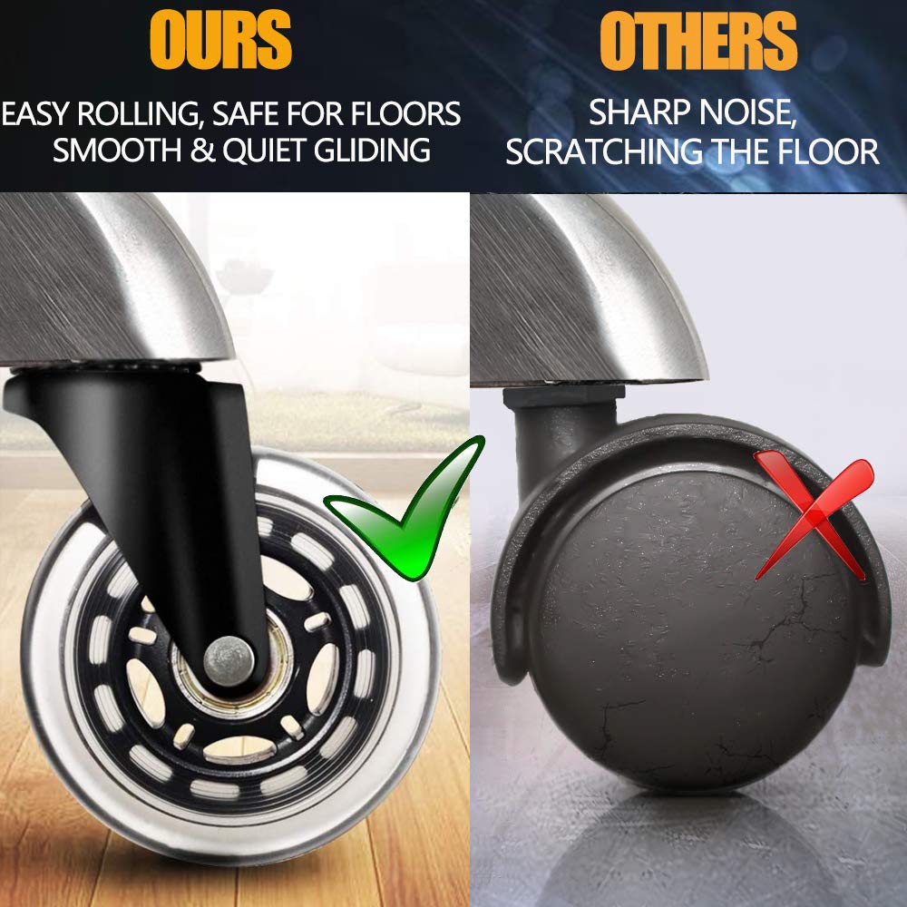 Office Rubber Chair Caster comparison