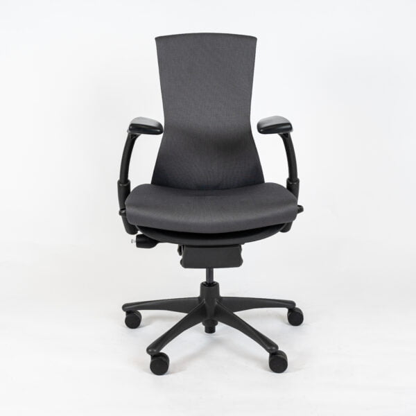 Herman Miller | Model: Embody | Color: Charcoal | Refurbished Office Chair front face