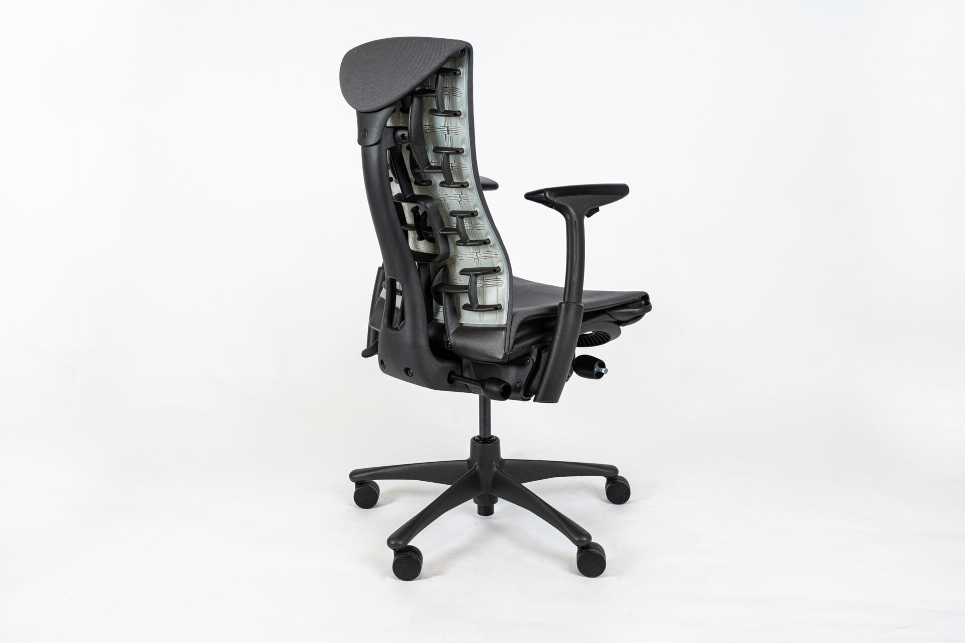 Herman Miller | Model: Embody | Color: Charcoal | Refurbished Office Chair half back