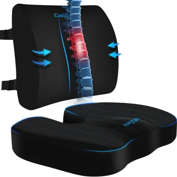 Lumbar Support Pillow with Adjustable Strap-Chair