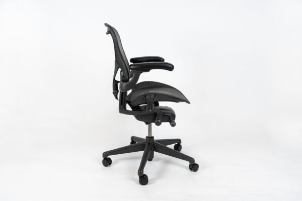 Herman Miller | Model: Aeron Remastered With Posture-Fit | Color: Graphite | Office Chair - Image 3