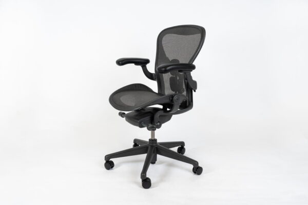 Herman Miller | Model: Aeron Remastered With Posture-Fit | Color: Graphite | Office Chair - Image 8