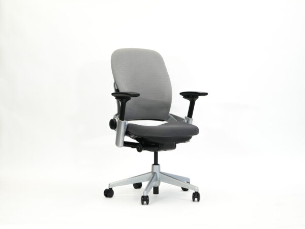 SteelCase Leap | Model: Leap V2 | Color: Silver | Refurbished Office Chair - Image 2