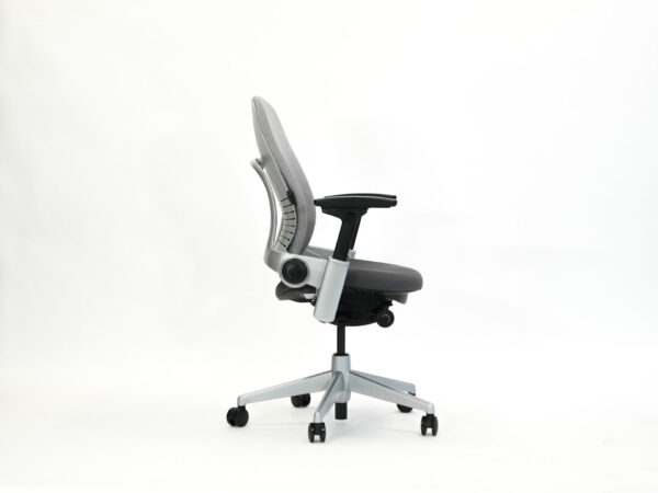 SteelCase Leap | Model: Leap V2 | Color: Silver | Refurbished Office Chair - Image 4