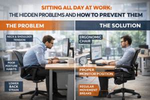 back problems by sitting all day