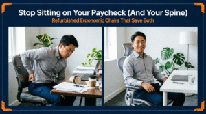 stop sitting on your paycheck and your spine
