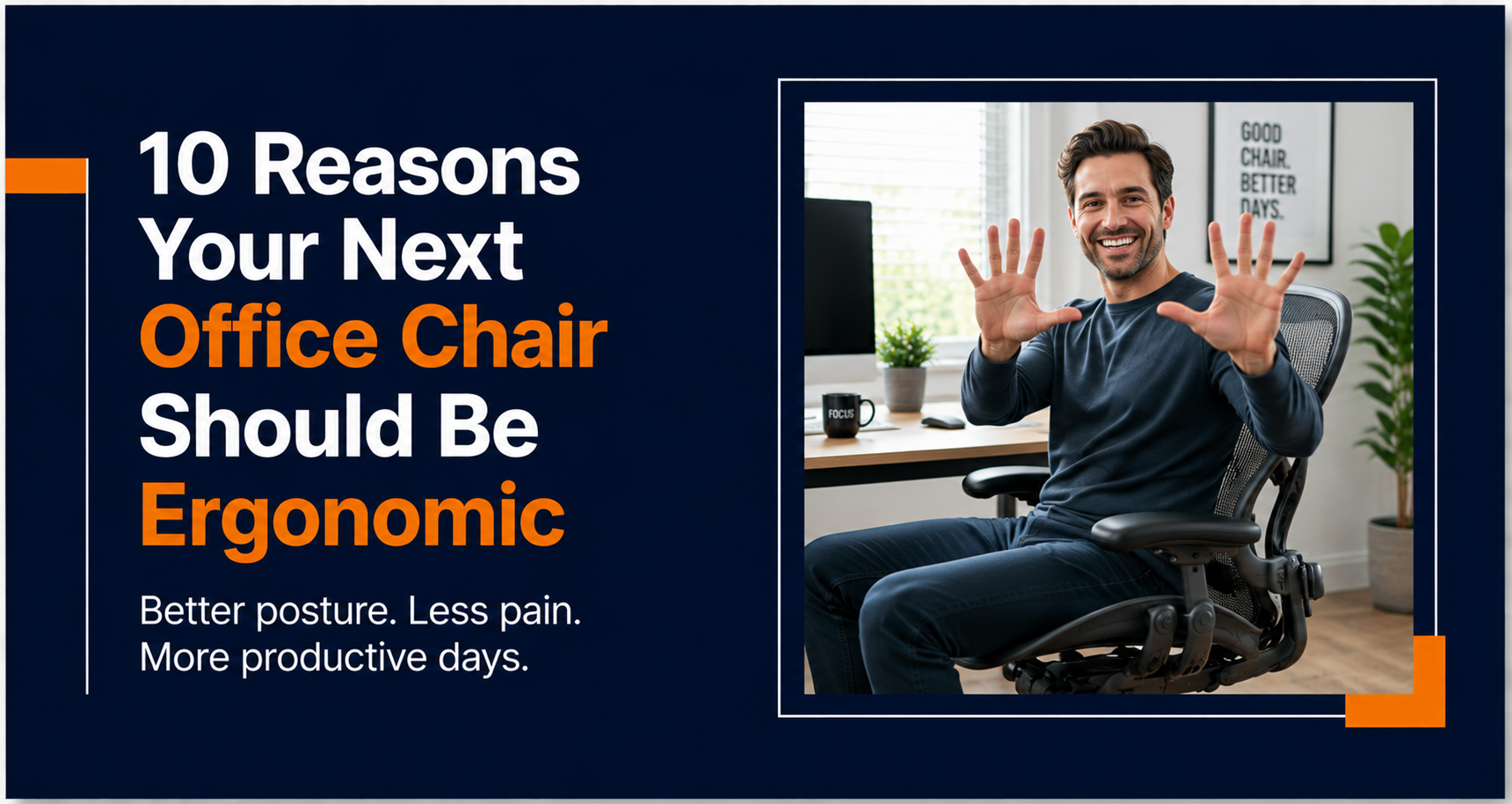 10 Reasons Your Next Office Chair Should Be Ergonomic (Your Back Will Thank You)